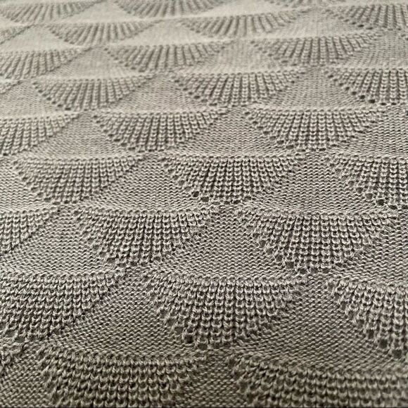 89 & Madison knit crop long sleeve cardigan, olive green, size M petite - Picture 3 of 8